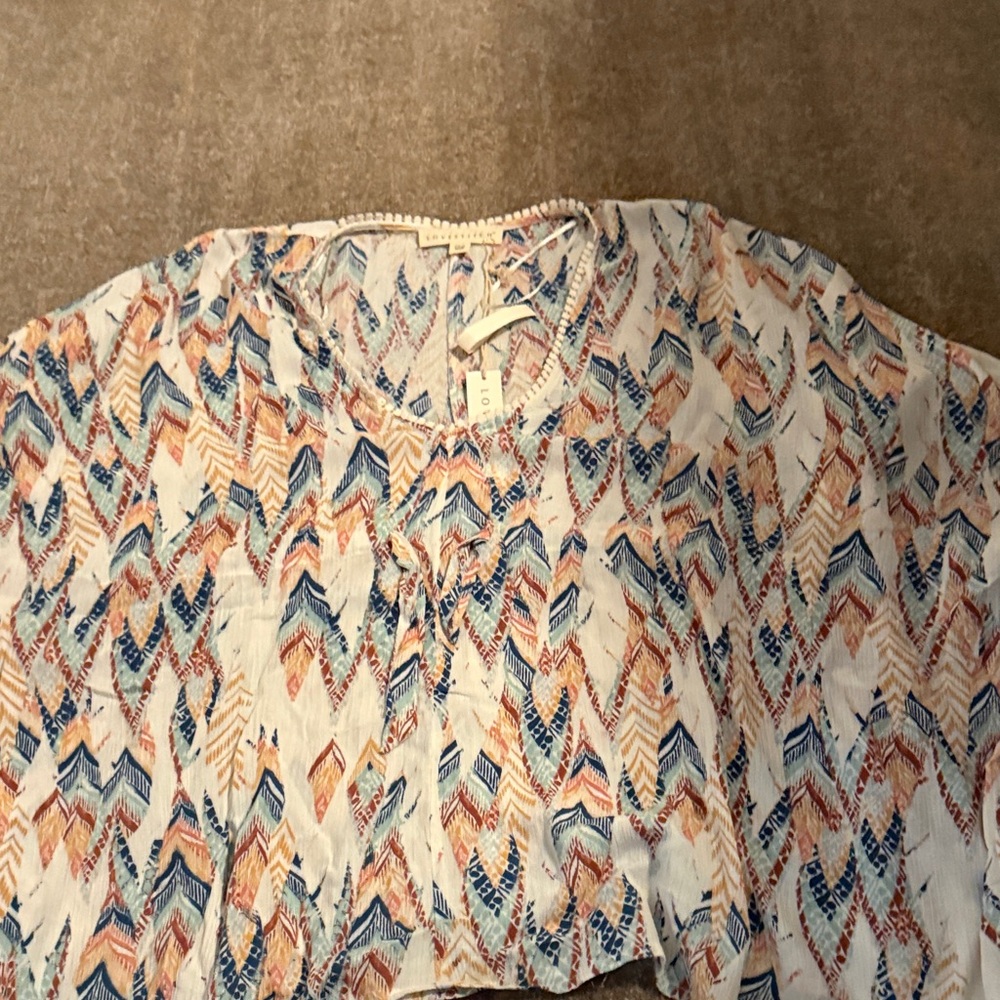 Lovestitch Multicolor Patterned Blouse - image 1